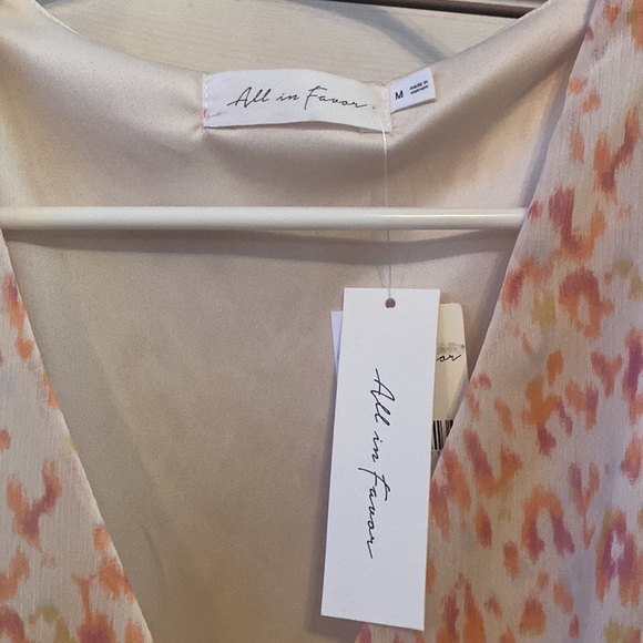 Nordstrom Cheetah NWT V-Neck Wrap Dress - Picture 4 of 8